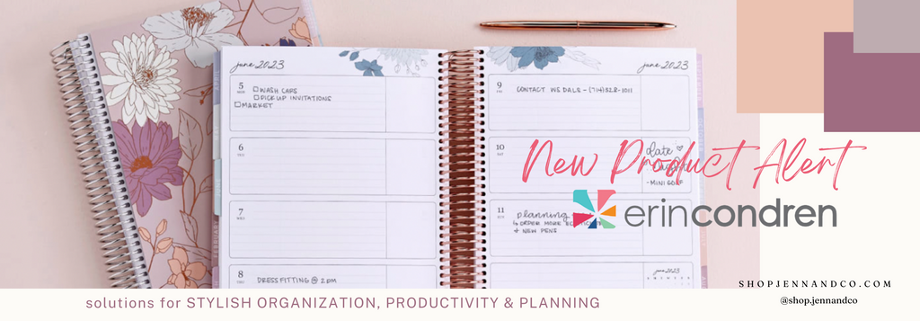 Announcing Arrival of Erin Condren Planners