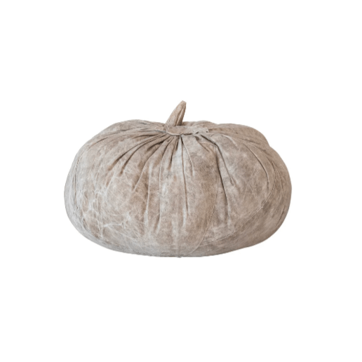 Creative Co-op Accessories Cotton Canvas Pumpkin