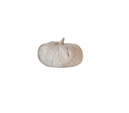 Creative Co-op Accessories Cotton Canvas Pumpkin