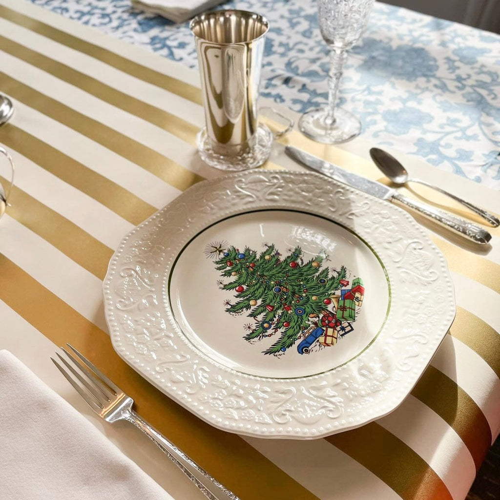 Hester & Cook Party Gold Stripe Table Runner