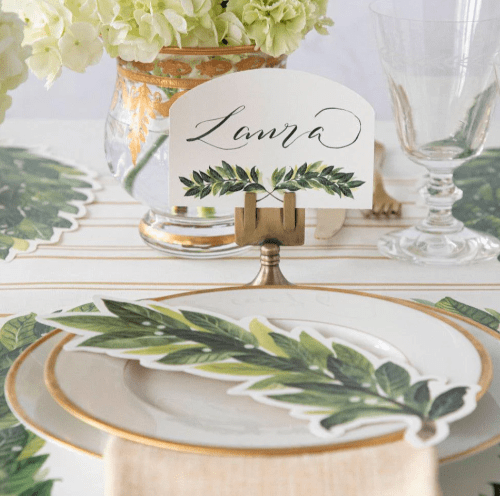 Hester & Cook Paper Laurel Leaf Place Cards