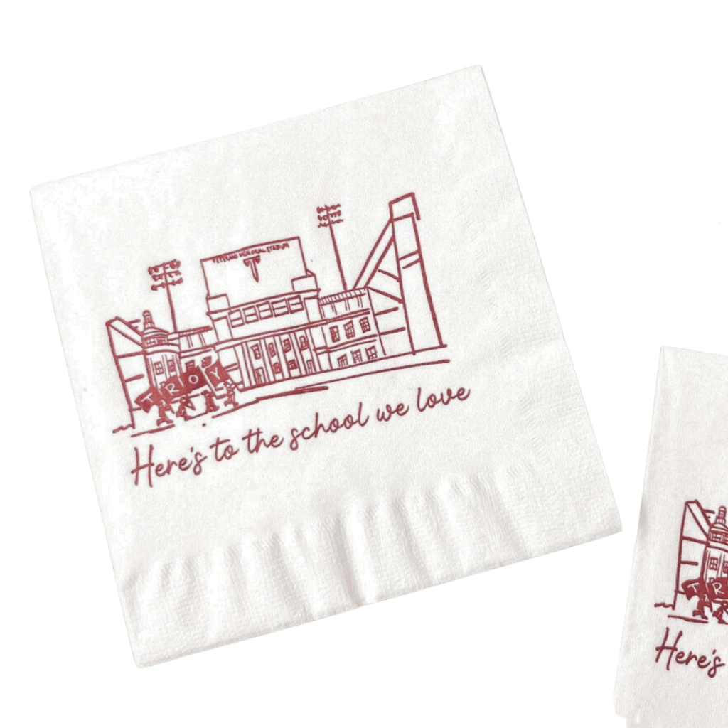 Jenn & Co. Local Love Single Pack Here's to the School Napkins (Licensed)