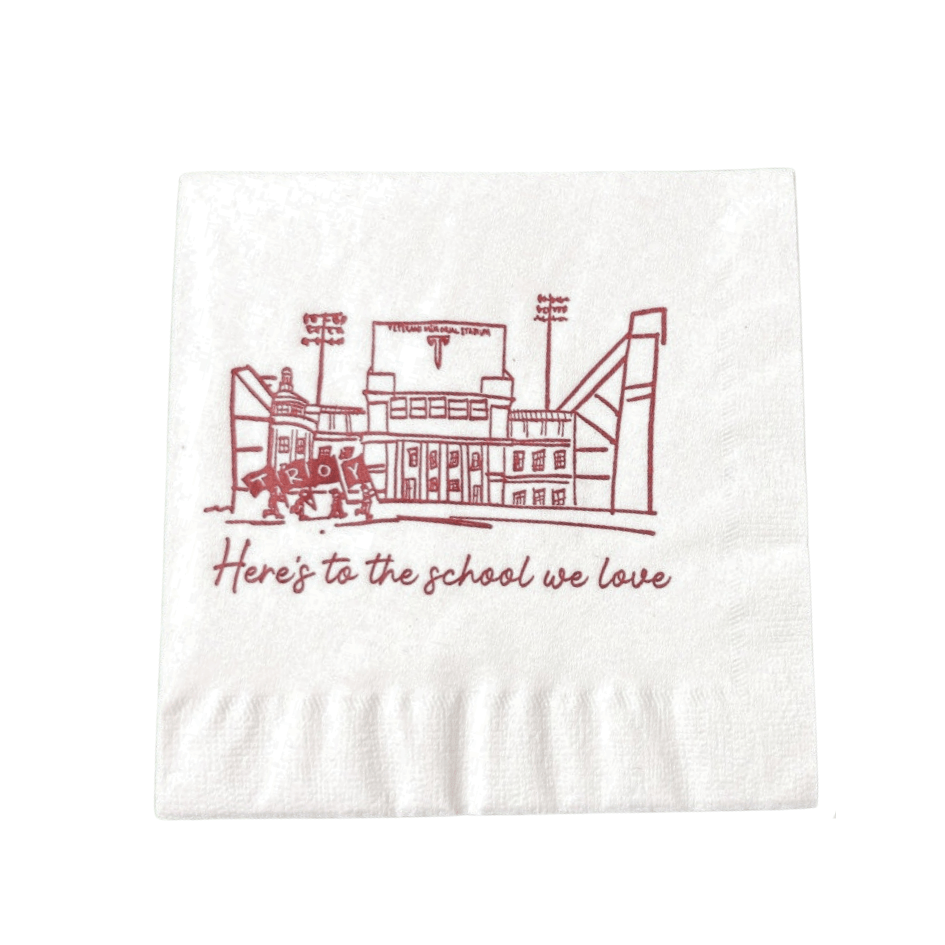 Jenn & Co. Local Love Single Pack Here's to the School Napkins (Licensed)