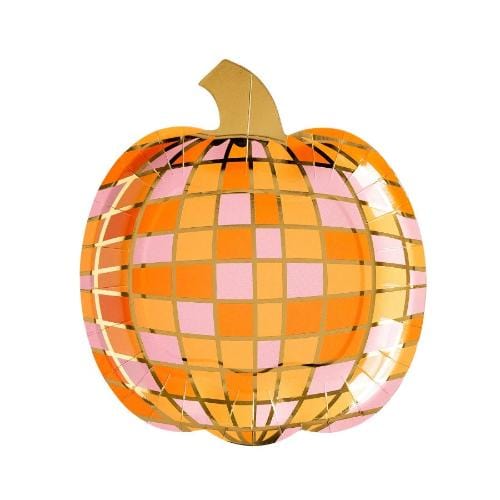 My Mind’s Eye Halloween Disco Pumpkin Plate