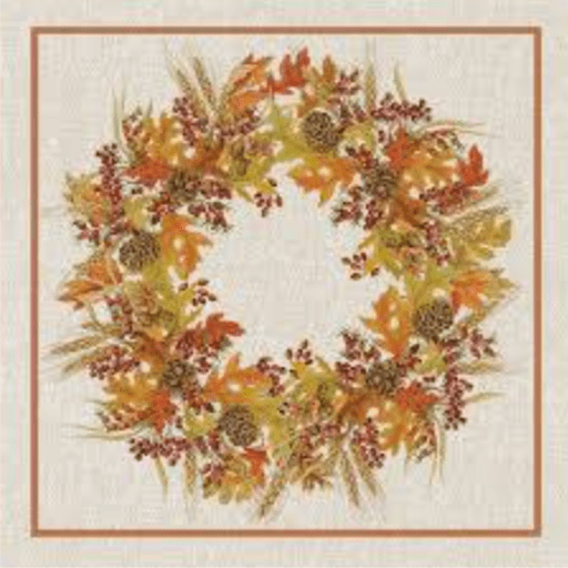 PPD Fall Harvest Wreath Napkin