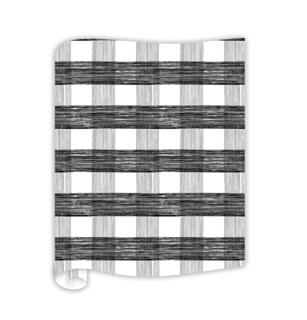 Rosanne Beck Party Graphite Plaid Runner