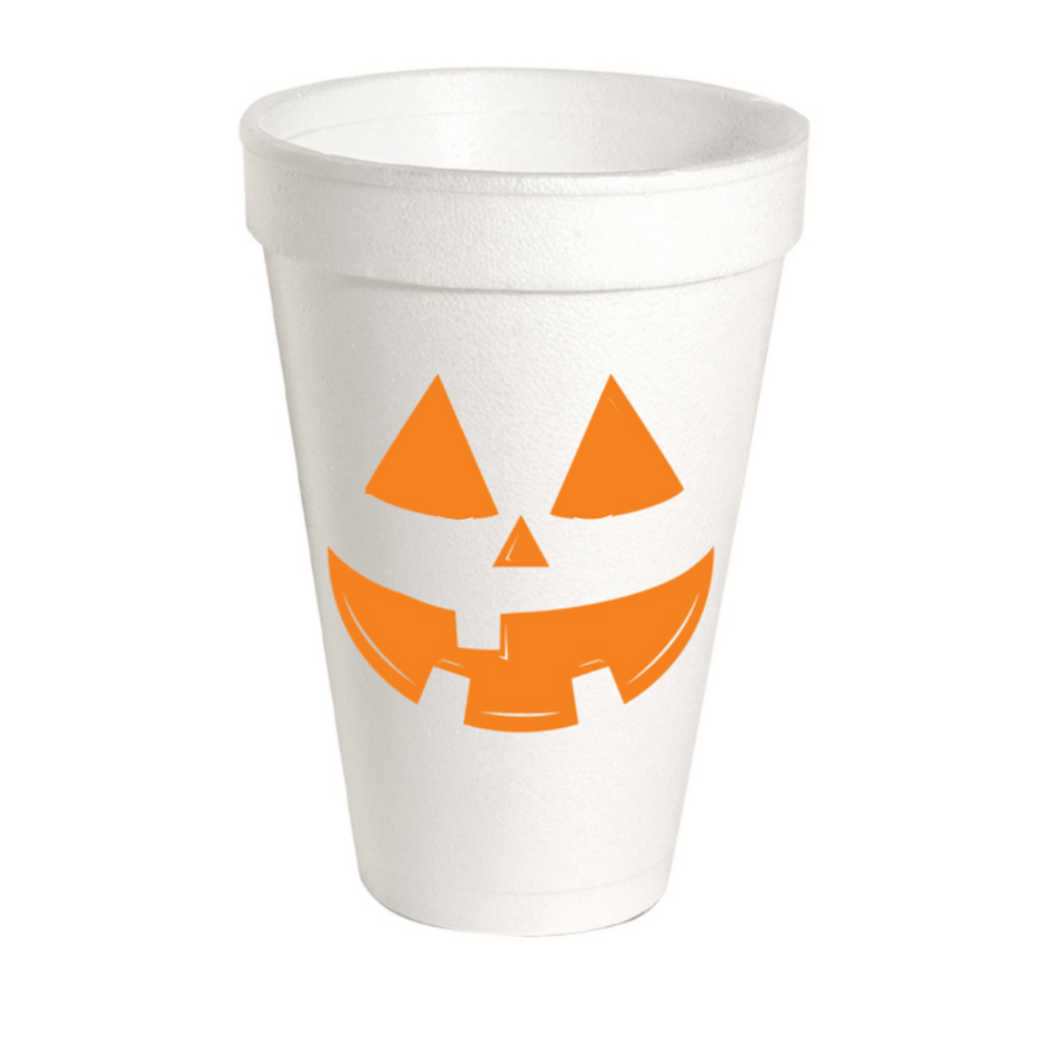 Rosanne Beck Halloween Jackolantern Halloween Foam Cups