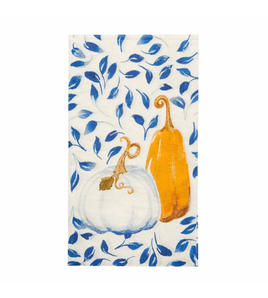 Sophistiplate Fall Harvest Blues Guest Towel