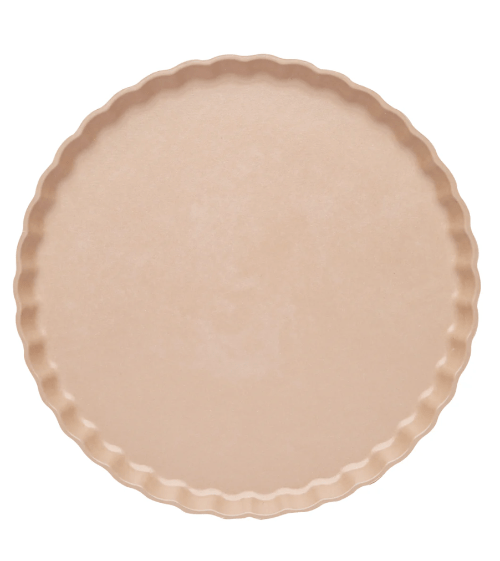 Sophistiplate Party Sand Pleated Dinner Plates