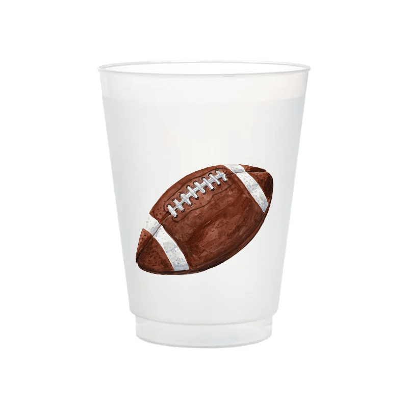 Taylor Paladino Football Frosted Cup