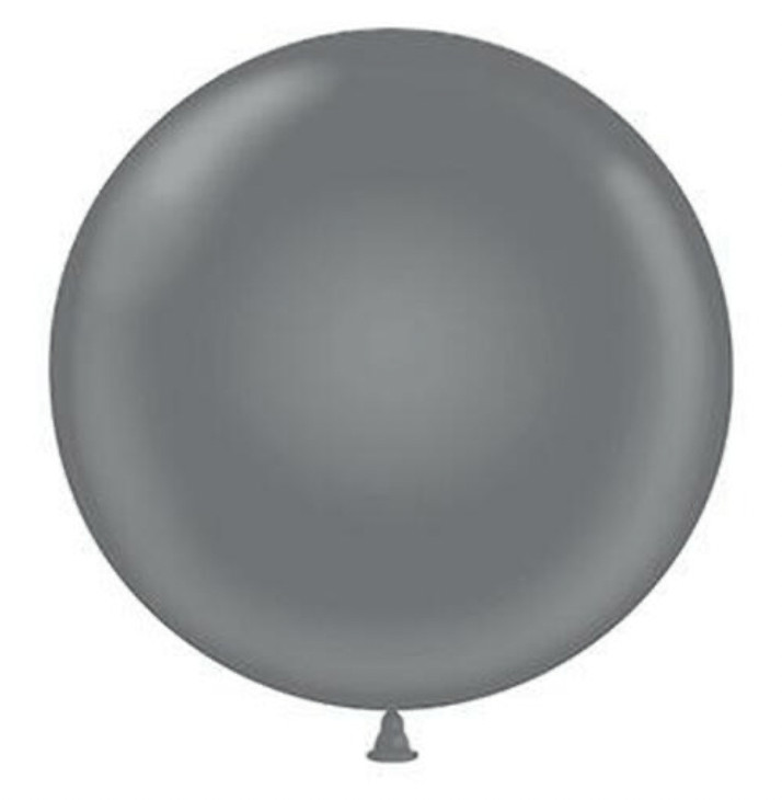 burton+burton Balloons 3' Smoke Gray Jumbo Balloons