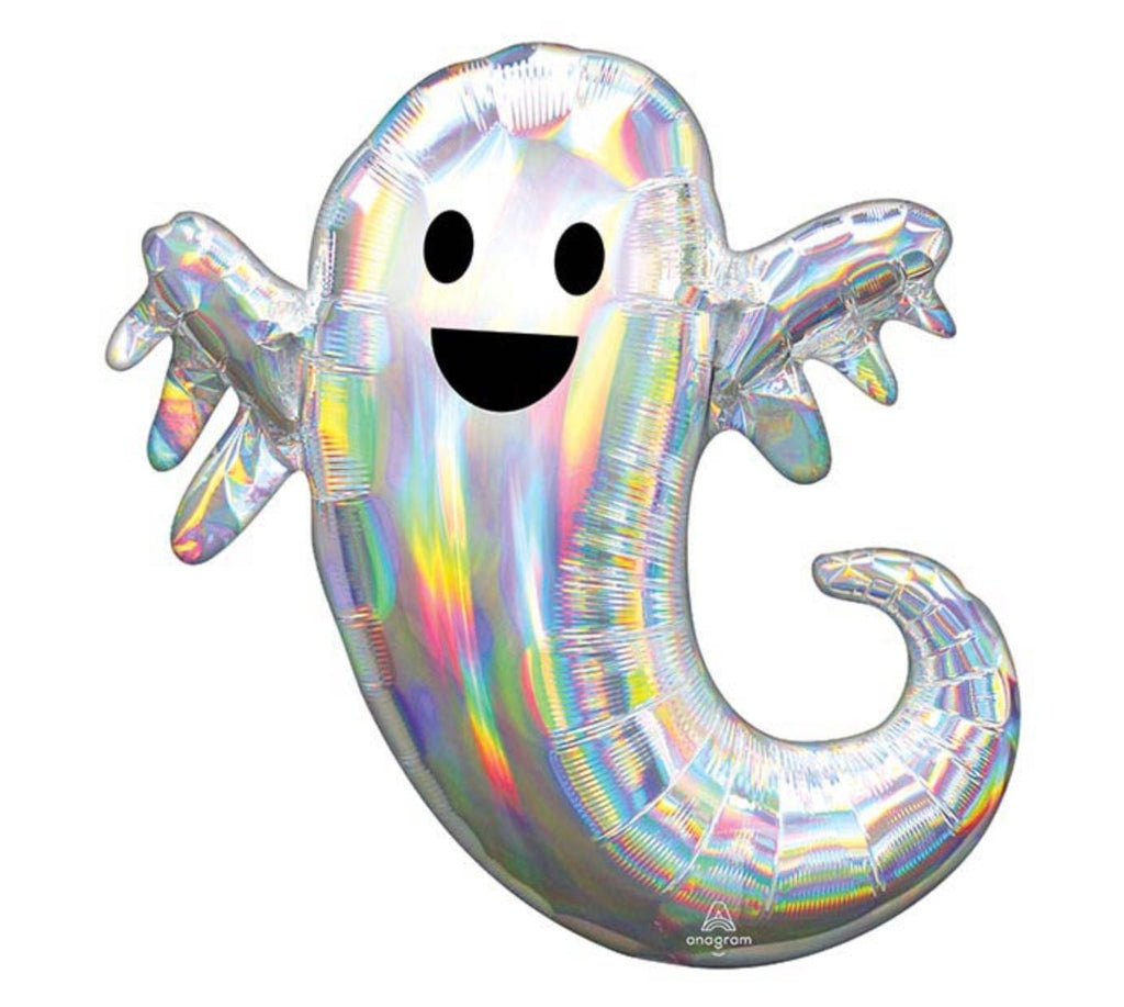 burton+burton Halloween Iridescent Ghost Balloon