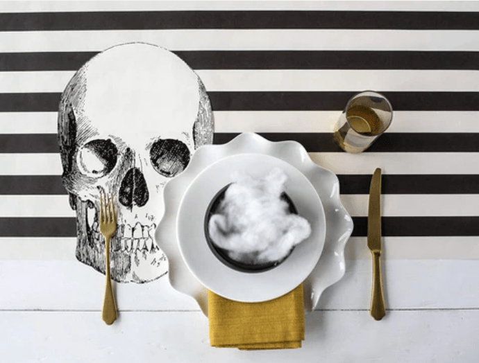 Hester and Cook Die Cut Skull Placemat