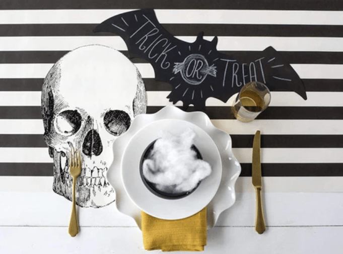 Hester and Cook Die Cut Skull Placemat