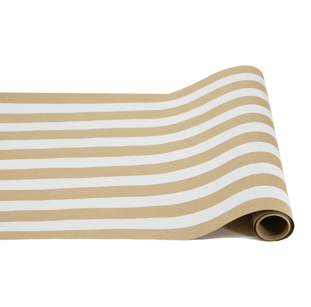 Hester & Cook Party Kraft White Classic Stripe Runner