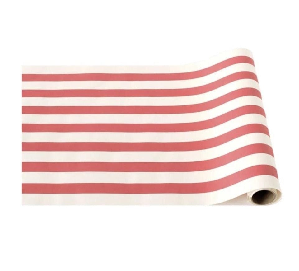 Hester & Cook Party Red Stripe Table Runner