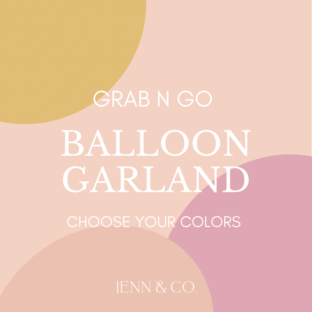 Jenn & Co. Balloons Grab & Go Balloon Garland